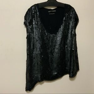 All Saints hand sequined top 8